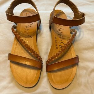 Blowfish Women's Brown Braided Sandals Like new, size 8